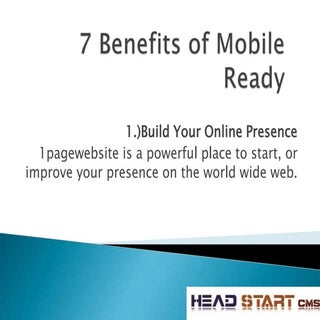 7 benefits of mobile ready using 1p...