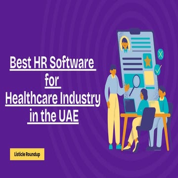 7 Best HR Software for Healthcare Industry in the UAE | PDF