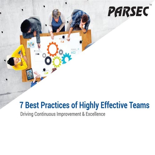 7 Best Practices of Highly Effective Teams