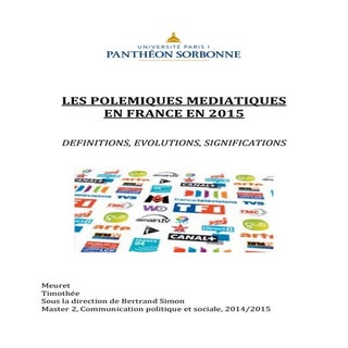 Les polémiques médiatiques en Franc...