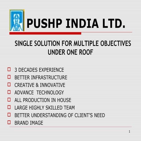 PUSHP PRODUCT2 | PPT