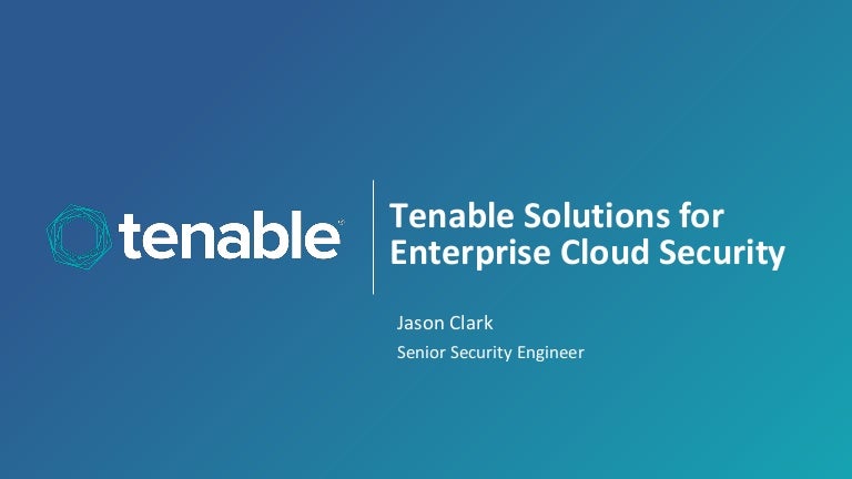Tenable Regional Cloud Sensor , The Role of Open Source in Cloud ...