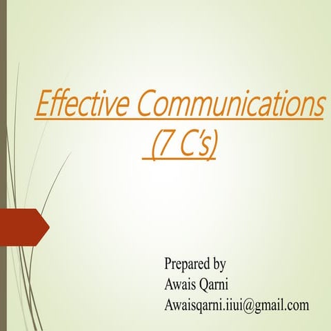 Communication Skils 7c | PPT