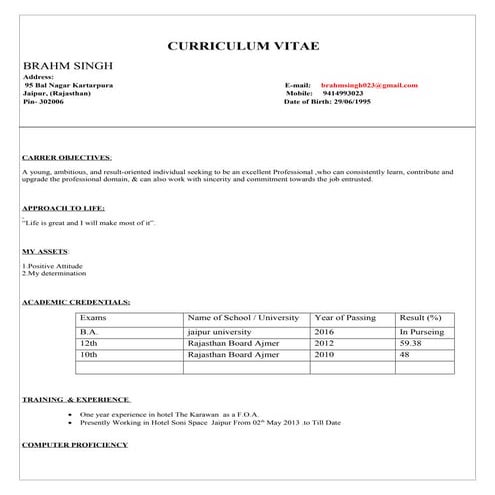 Resume - Copy | DOC