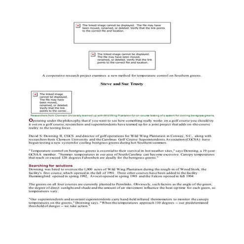 GCM April 1998 - Hot town cool bentgrass