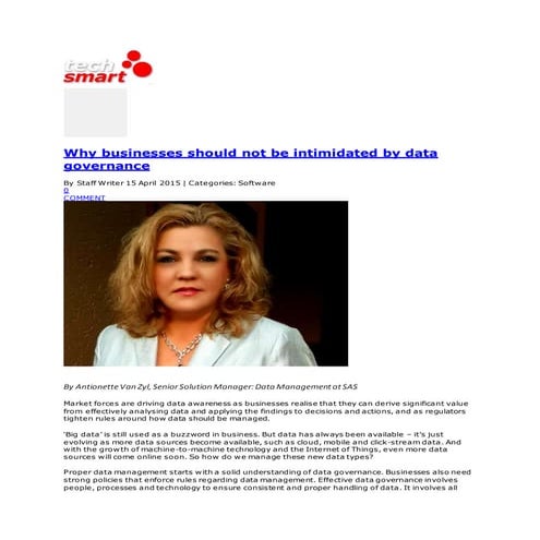 Article in Techsmart