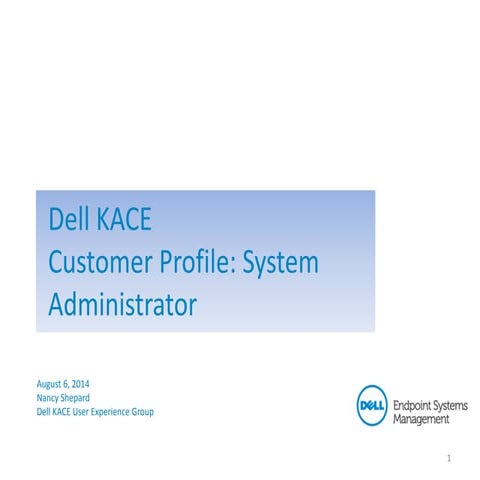 Dell_KACE_User_Profile
