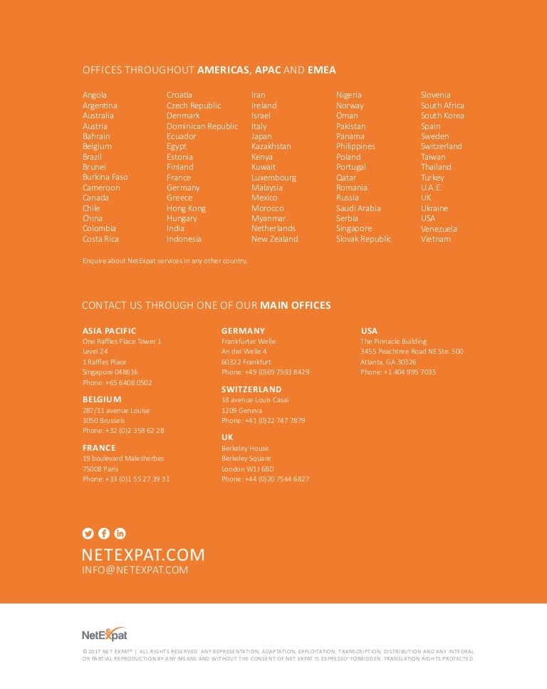 Netexpat Geographic Coverage Jan 17