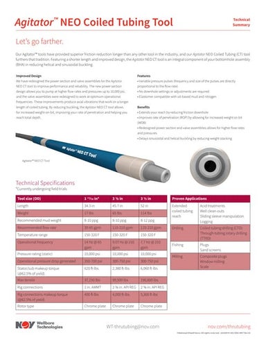 Agitator™ CT and Agitator™ NEO CT