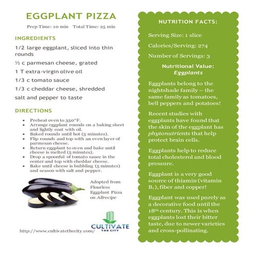 Eggplant Pizza
