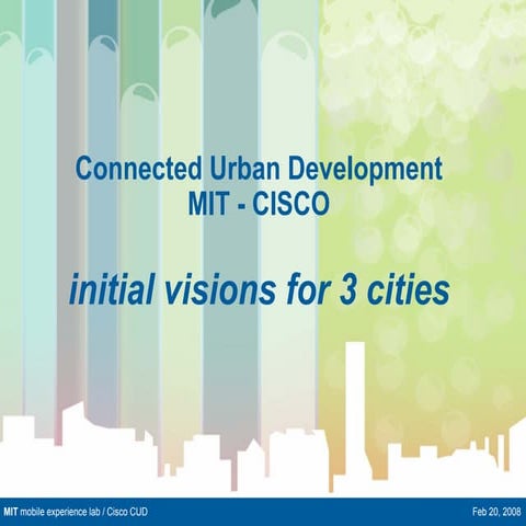 Dr Federico Casalegno - MIT - CUD Initial Visions for 3 Cities: Amsterdam