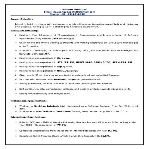Naveen Gudapati Resume