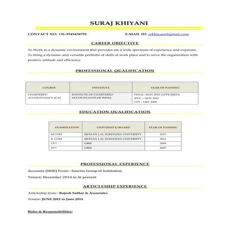 Vinay Resume | DOC