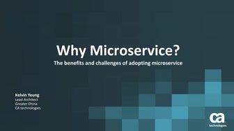Why Microservice 