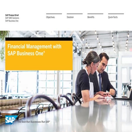 FINANCIAL MANAGEMENT WITH SAP BUSINESS ONE