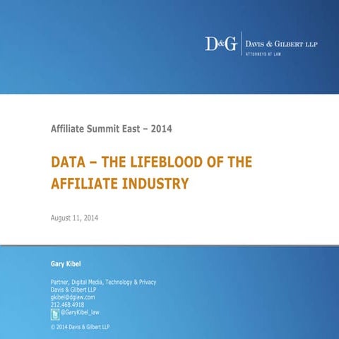 Data – the Lifeblood of the Affiliate Marketing industry