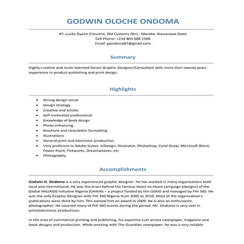TAIWO ADEMOLA PORTFOLIO | PDF