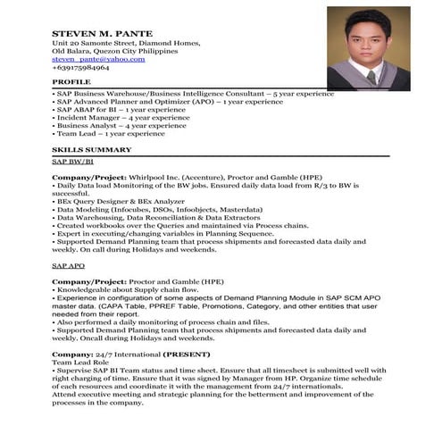 Steven-Pante-SAP-BI-Consultant-2016