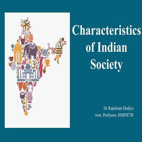 Characteristics and Features of Indian Society.pptx