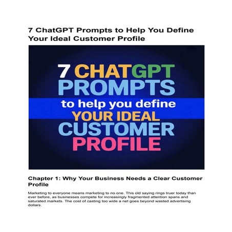 7 ChatGPT Prompts to Help You Define Your Ideal Customer Profile.pdf