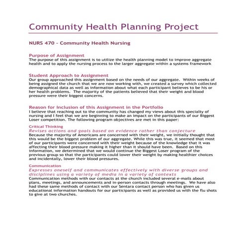 COMMUNITY-BASED HEALTH INITIATIVES | PPTX