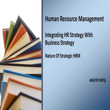 NATURE OF STRATEGIC MANAGEMENT