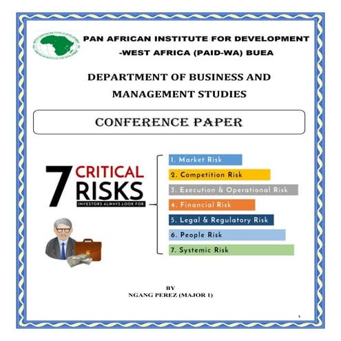 7 CRITICAL RISK INVESTORS ALWAYS LOOK FOR