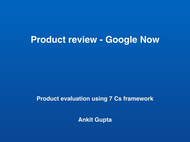 7 C framework for a successful digital product | PPT