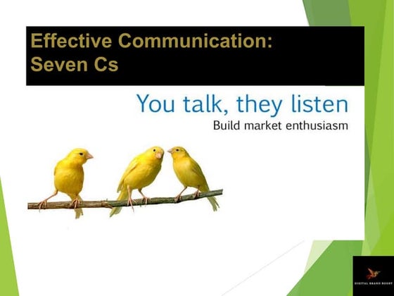 7 cs of communication | PPT