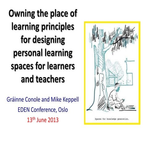 EDEN 2013 Learning Design and Designing TEL spaces workshop