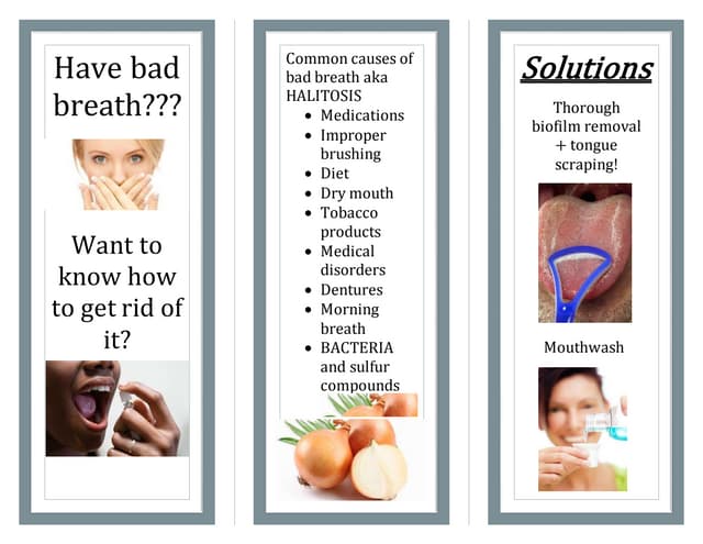 Oral Hygiene Pamphlet