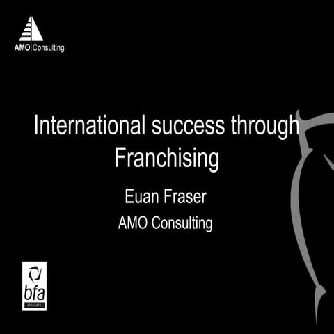 How to Franchise Overseas