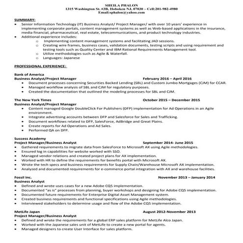 Sheila Phalon_BA_PM_Resume_2016 | DOC