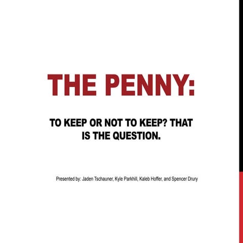 Should we get rid of the pennt?