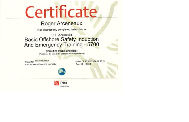 Bosiet Certificate 001 PDF Bosiet Certificate 001 PDF