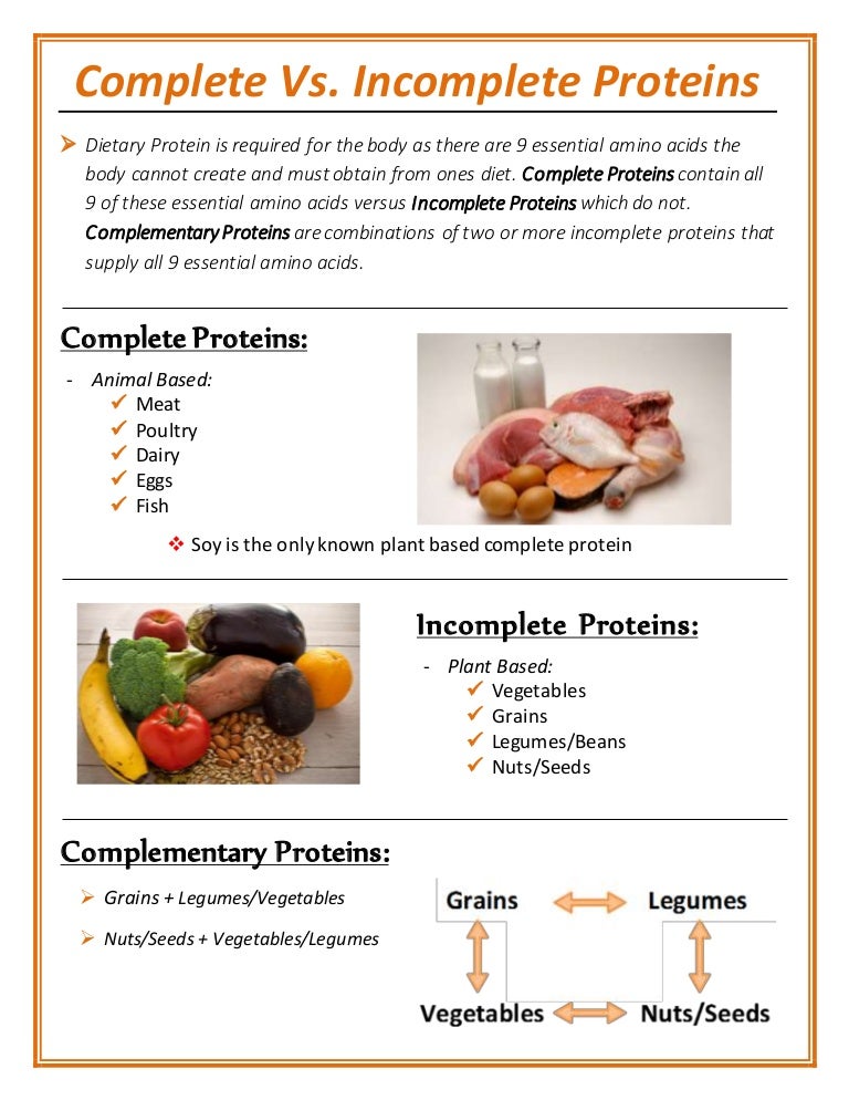 Complete vs Proteins (1)