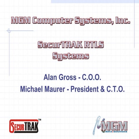 Curated visual reference: Gallery Detail: Va National Rtls Conf Presentation 1 Securtrak Rtls Systems By
