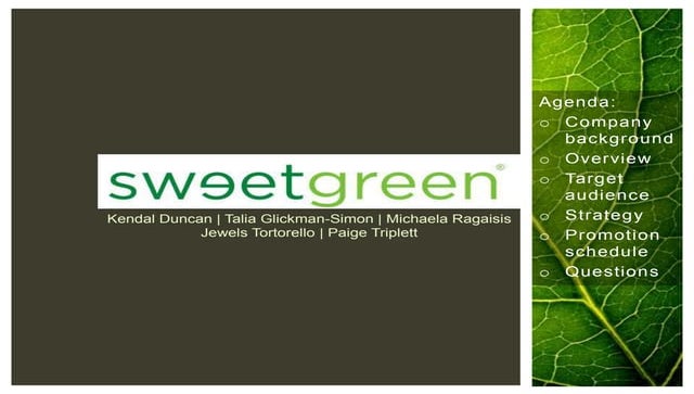 Sweetgreen PPT
