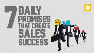 7 Daily Promises That Create Sales Success