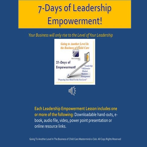7 days of_leadership_empowerment_presentation
