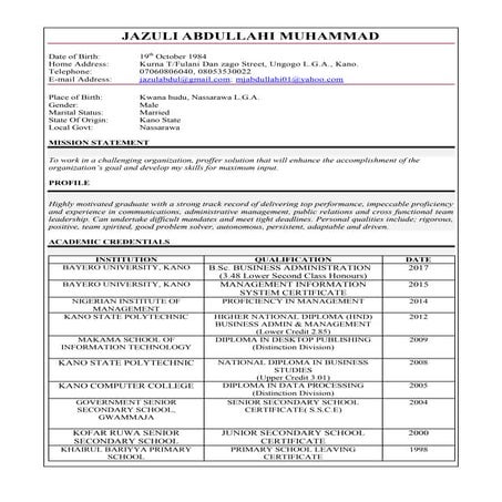 CV Jazuli AM B.Sc. 2017