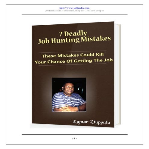 7 deadly job hunting mistakes