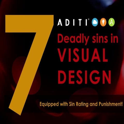 7 Deadly Sins in Design