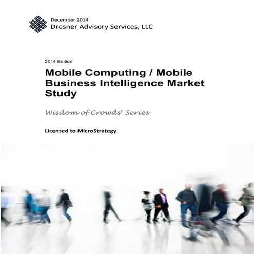 Mobile Computing / Mobile BI Market Study 2014