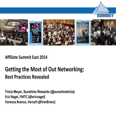 Getting the Most Out of Networking: Best Practices Revealed