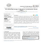 Developing Design Criteria for Sustainable Urban Parks