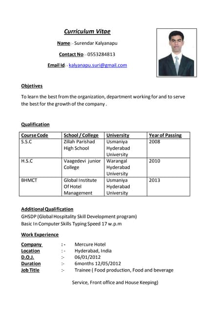 Arif CV | PDF