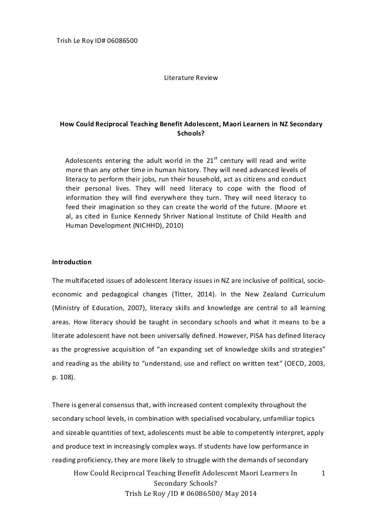 What is a literature review picture