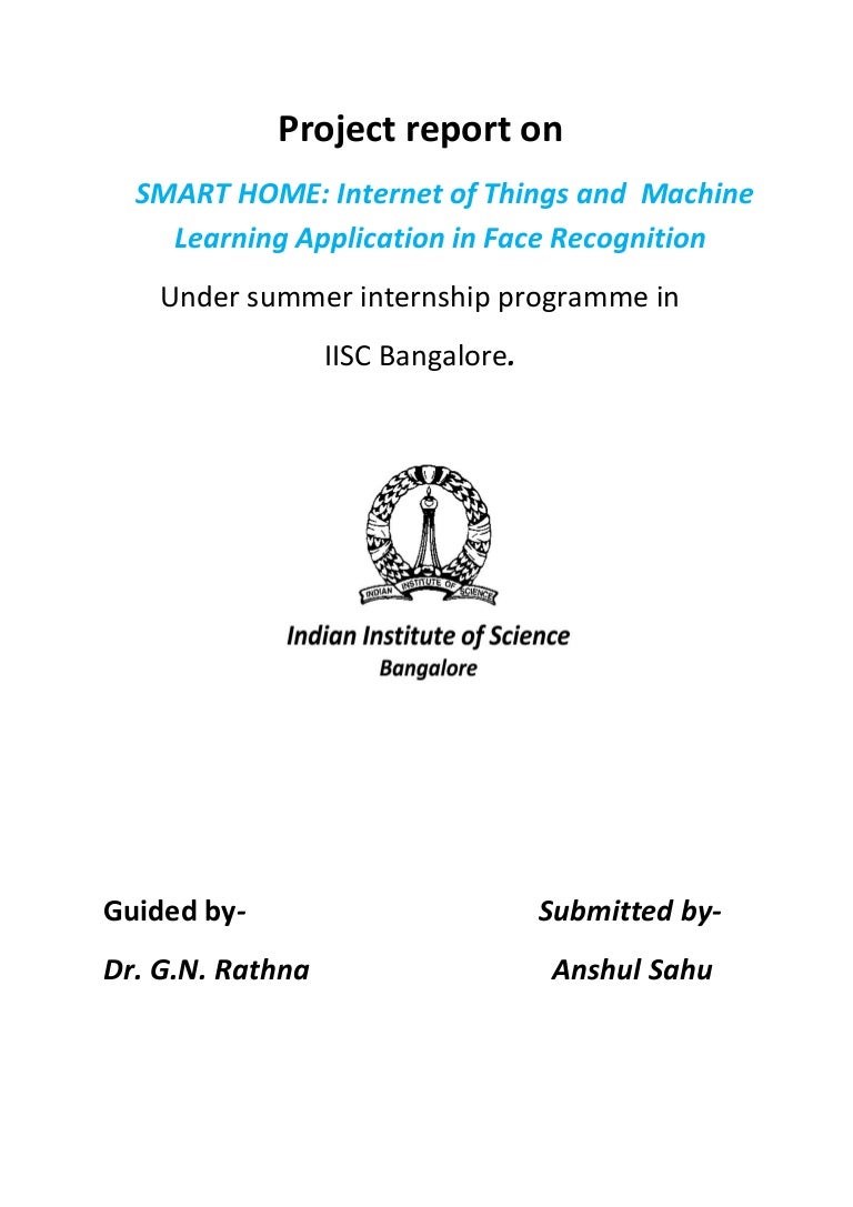 Smart home project report Smart home project report