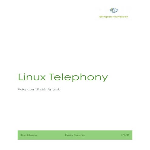 Linux Telephony